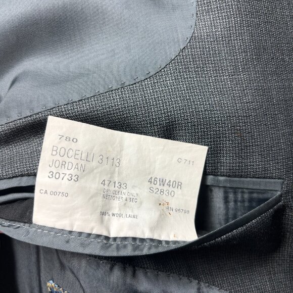 Coppley Ermenegildo Zegna Wool Sport Coat Gray Single Breasted Mens Size 40R - Picture 9 of 11